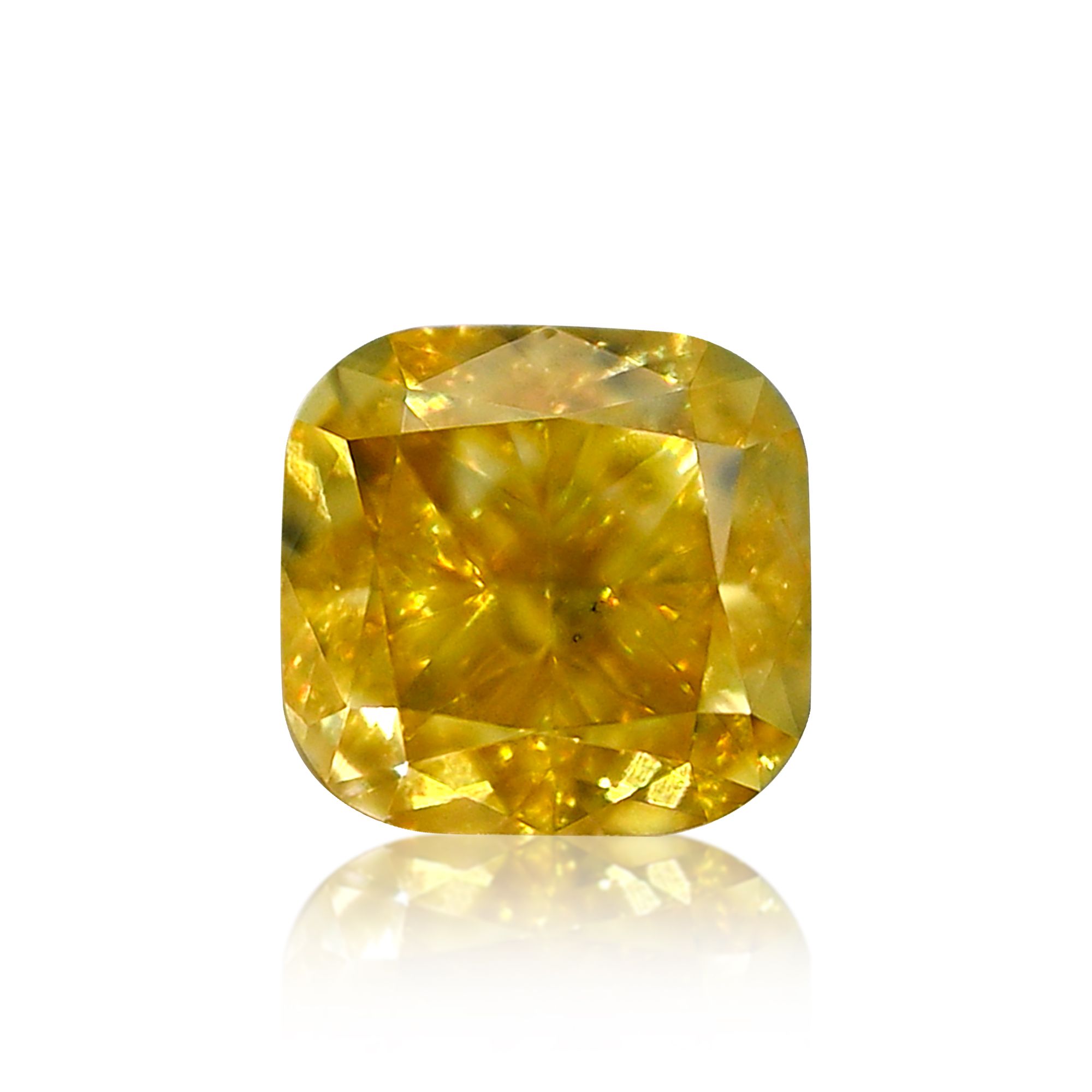 Diament 0.38 ct Fancy Vivid Yellow/SI1