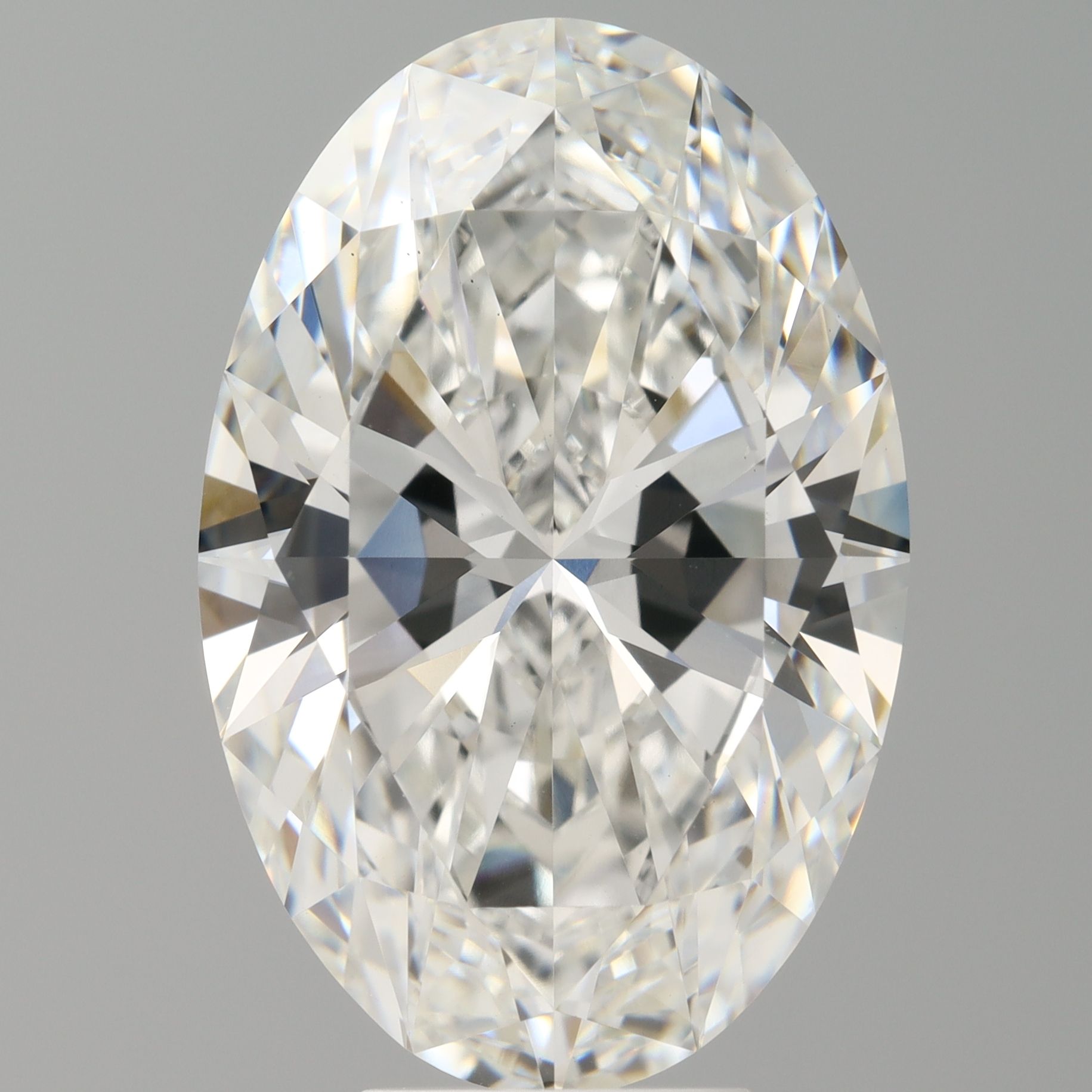 7.04 ct. oval Lab Grown Diamond front image