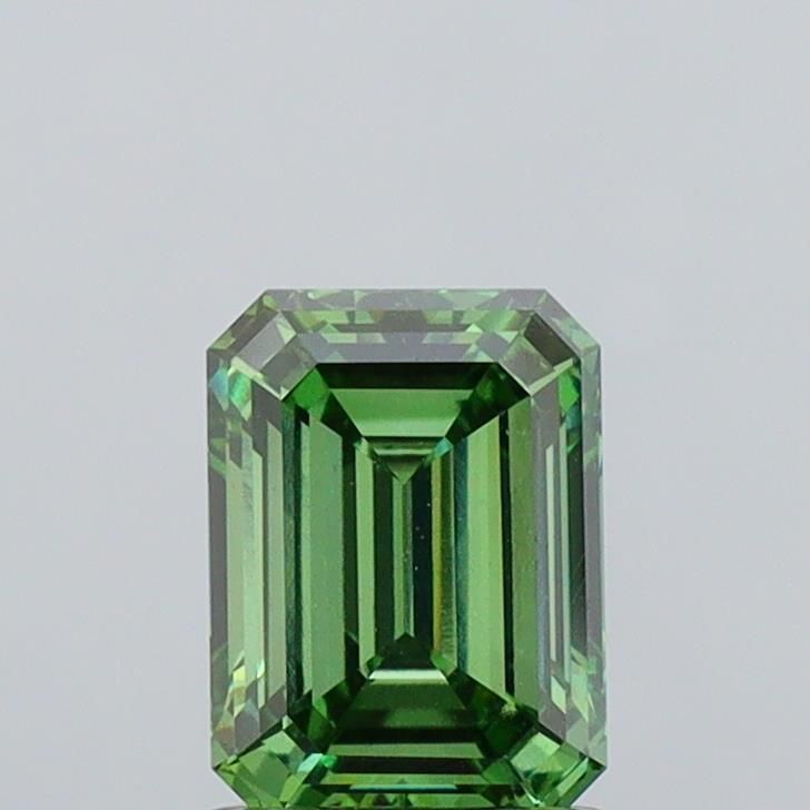 1.51 CT Fancy Vivid Green EMERALD