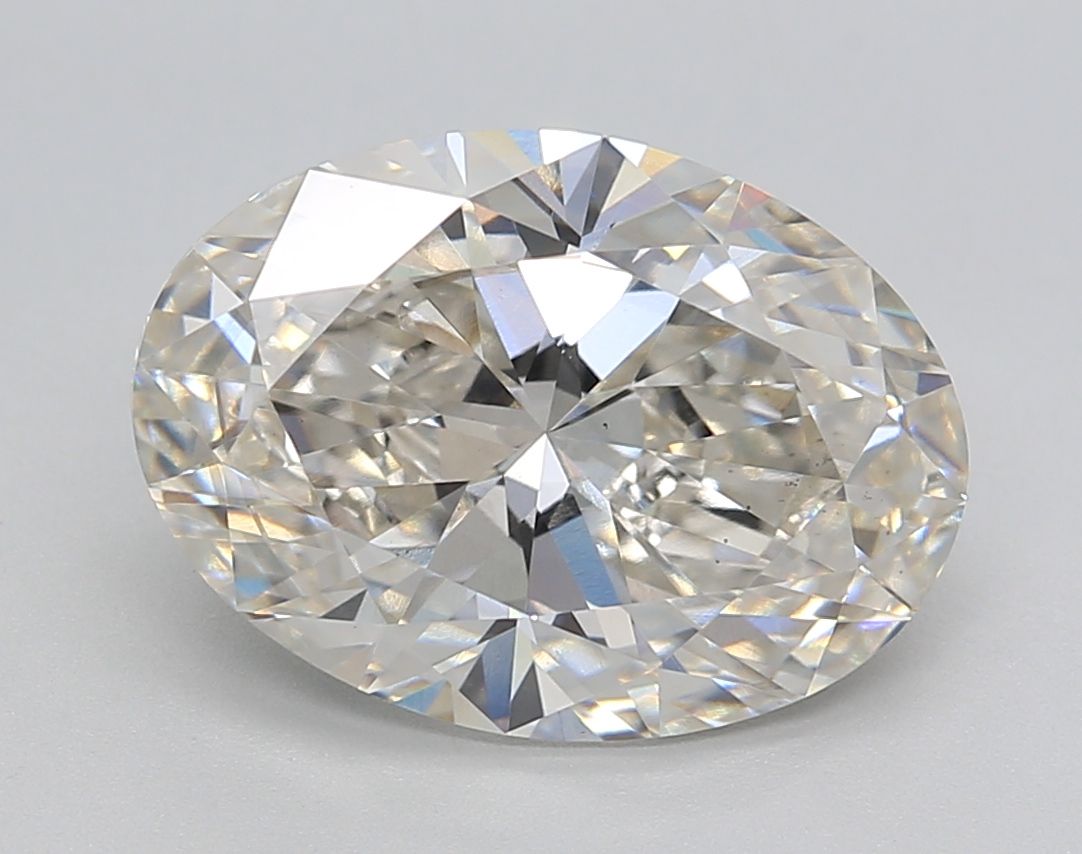 4.28 ct. oval Lab Grown Diamond front image