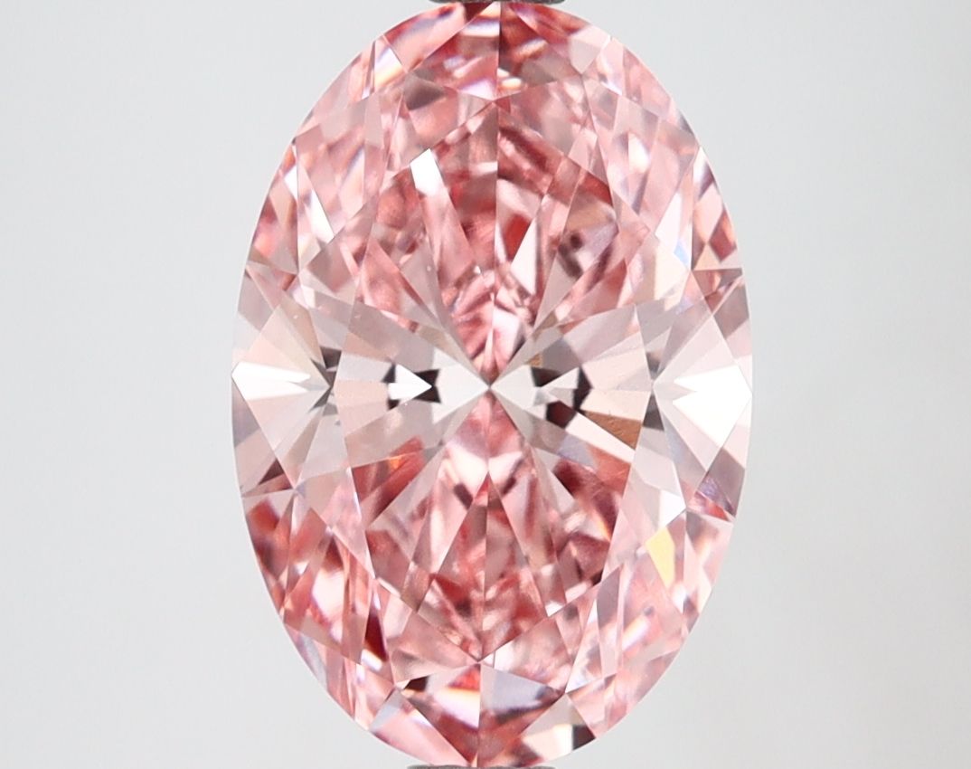 2.70 ct. oval Lab Grown Diamond front image