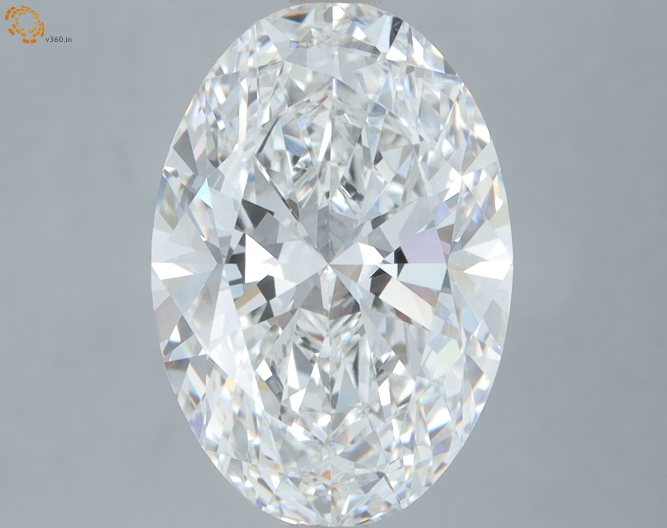 5.05 ct. oval Lab Grown Diamond front image