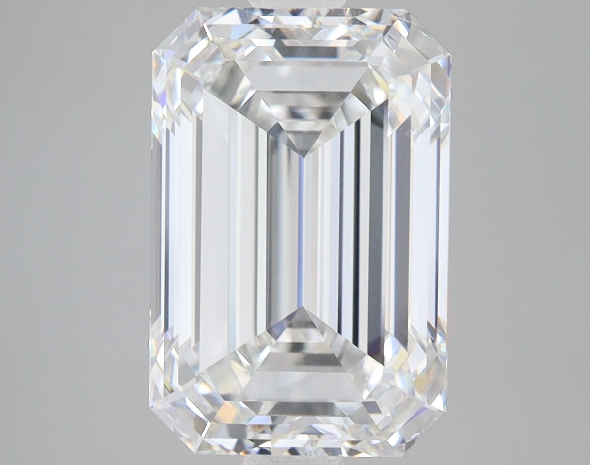 6.20 ct. emerald Lab Grown Diamond front image