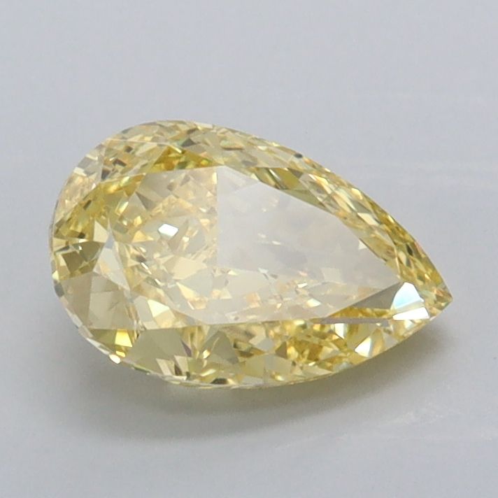 1.07 CT Fancy Vivid Yellow PEAR