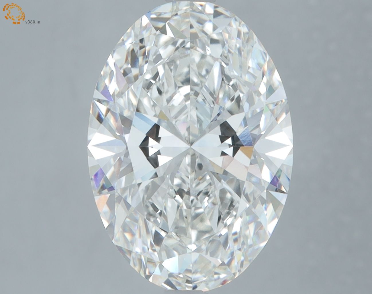 5.03 ct. oval Lab Grown Diamond front image
