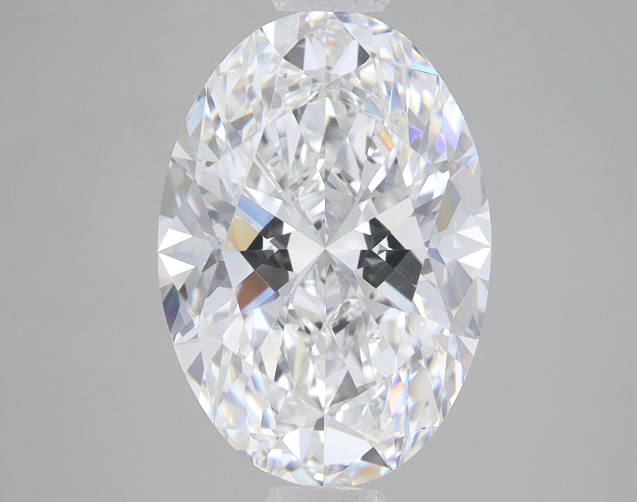 4.07 ct. oval Lab Grown Diamond front image