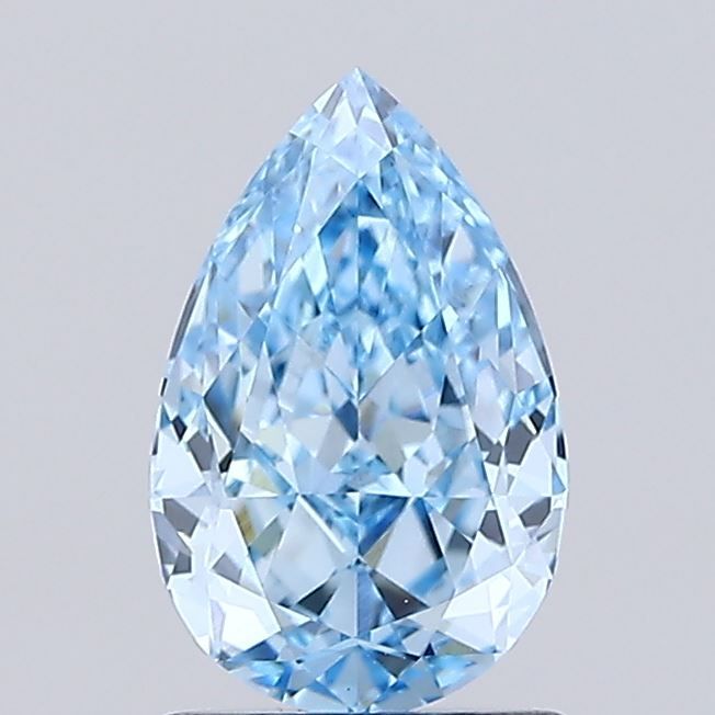 1.32 CT Fancy Vivid Blue PEAR