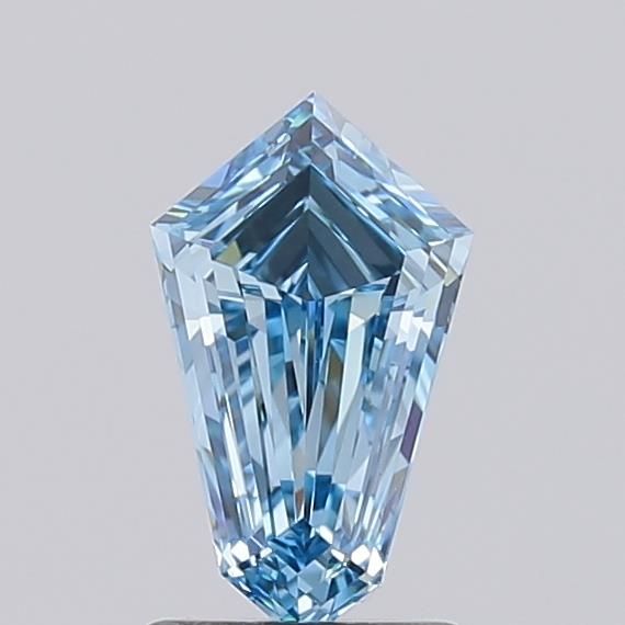 1.09 CT Fancy Vivid Blue HEXAGONAL