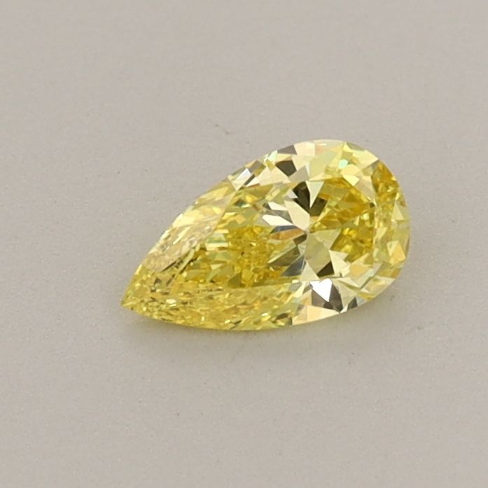 0.26 CT Fancy Vivid Yellow PEAR