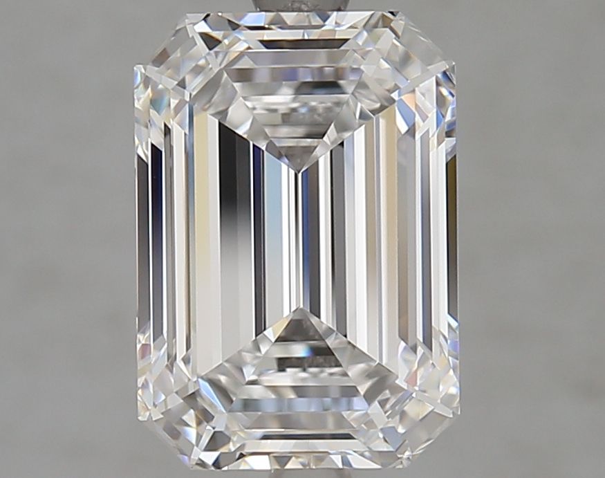 Diamant Émeraude 4.05 ct - Couleur D - Pureté VVS2