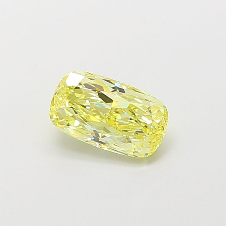 0.98 CT Fancy Intense Yellow CUSHION MODIFIED