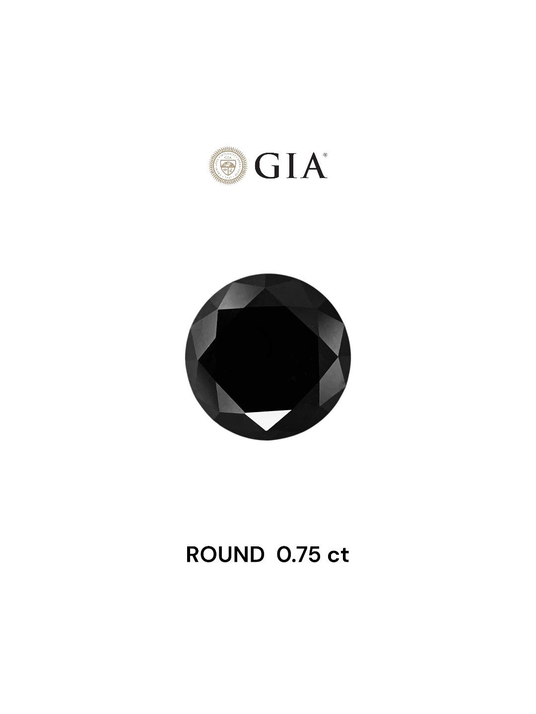 0.75 ct Round diamond