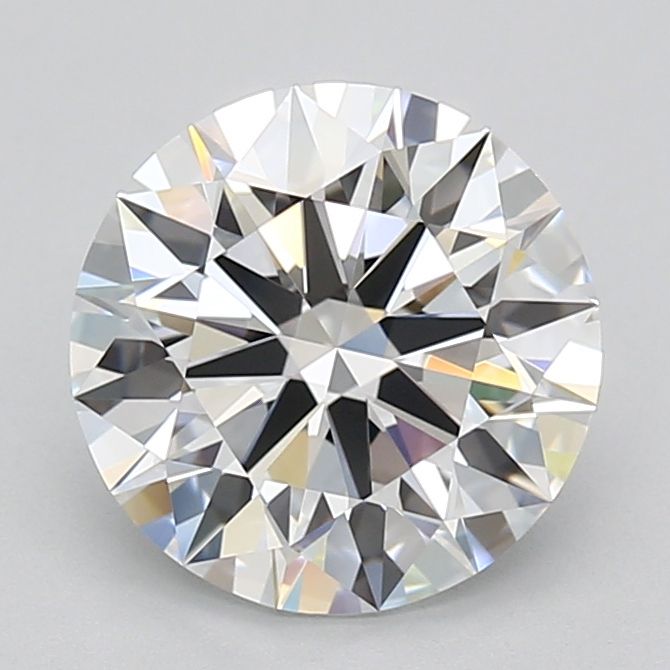 Diamant Rond 2.98 ct - Couleur D - Pureté VVS1