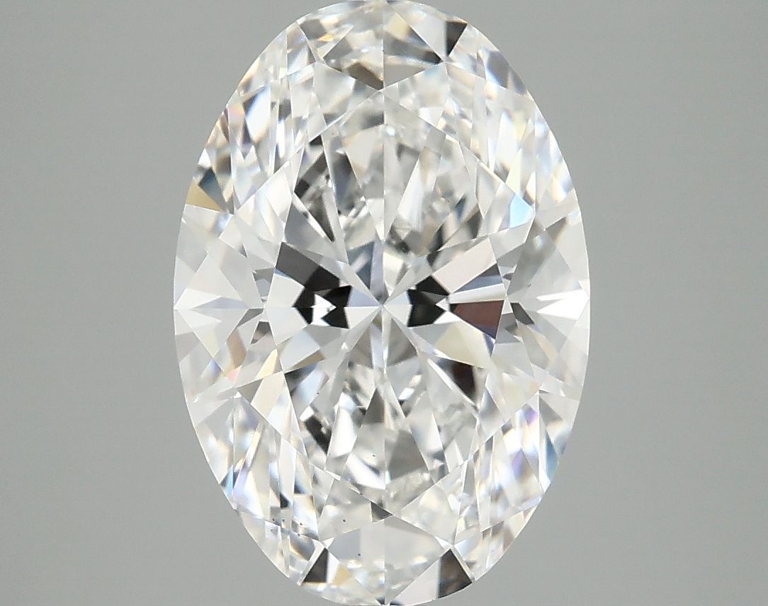 3.95 ct. oval Lab Grown Diamond front image