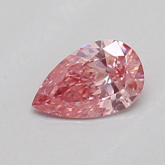0.19 CT Fancy Vivid Pink PEAR
