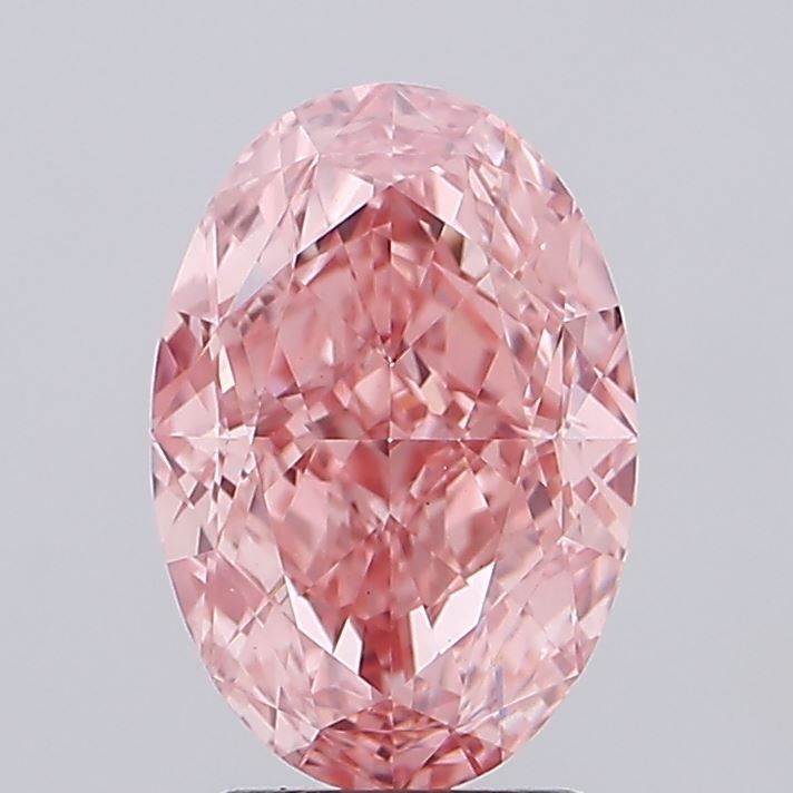 3.08 ct. oval Lab Grown Diamond front image