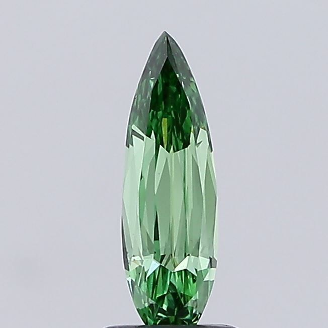 0.72 CT Fancy Vivid Green PEAR