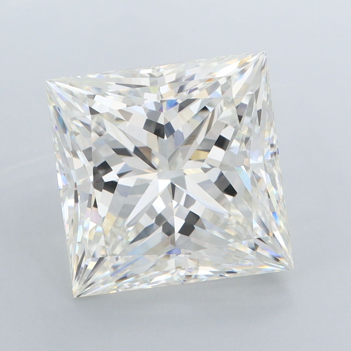 6.10 ct. princess Lab Grown Diamond front image