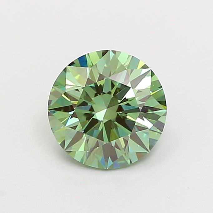 1.21 CT Fancy Vivid Green ROUND