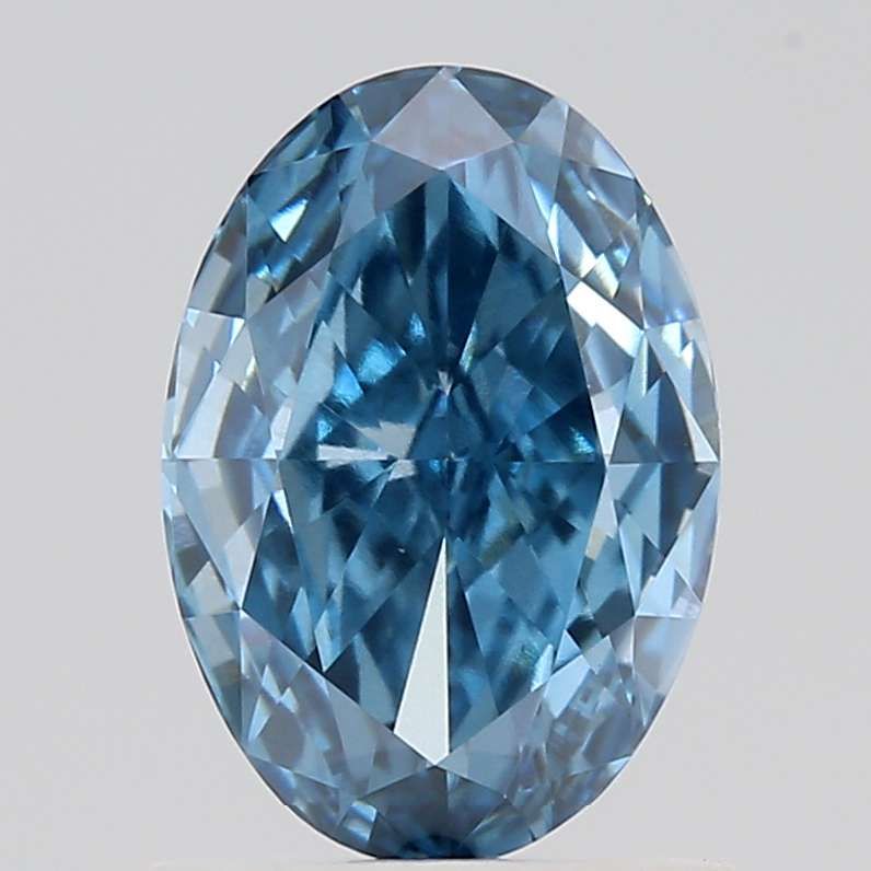 1.0 CT Fancy Vivid Blue OVAL