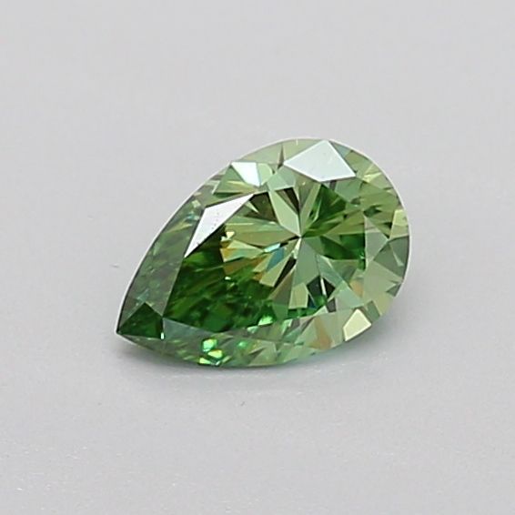0.3 CT Fancy Vivid Green PEAR