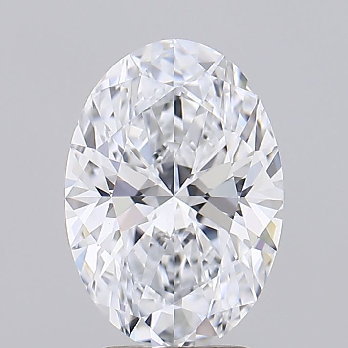 2.01 ct. oval Lab Grown Diamond front image