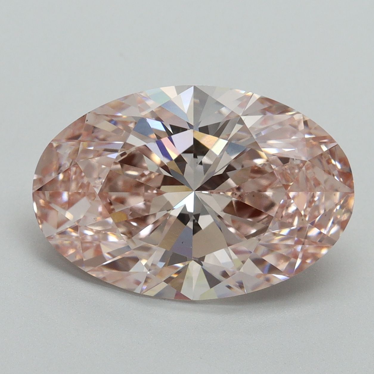 5.02 ct. oval Lab Grown Diamond front image