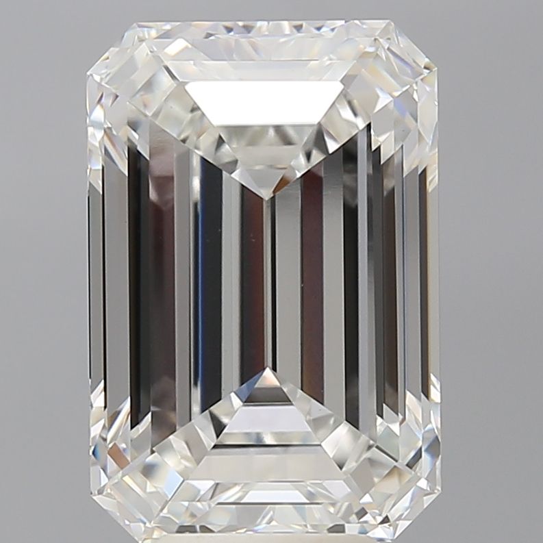 7.09 ct. emerald Lab Grown Diamond front image