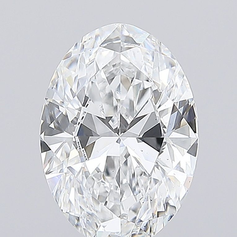 3.80 ct. oval Lab Grown Diamond front image