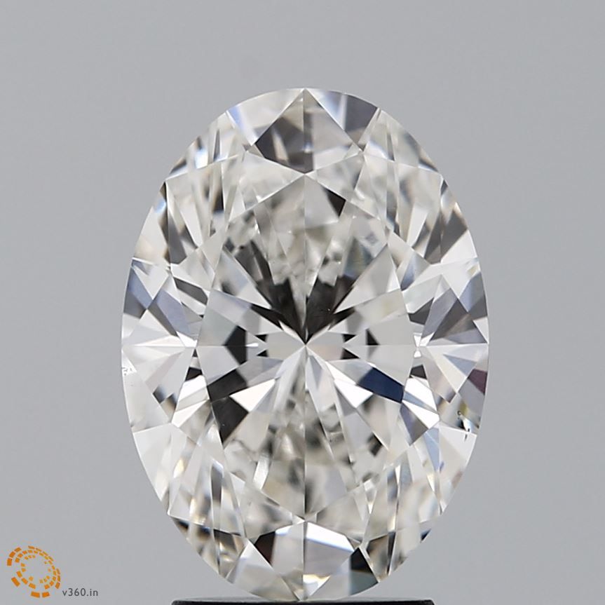 3.30 ct. oval Lab Grown Diamond front image