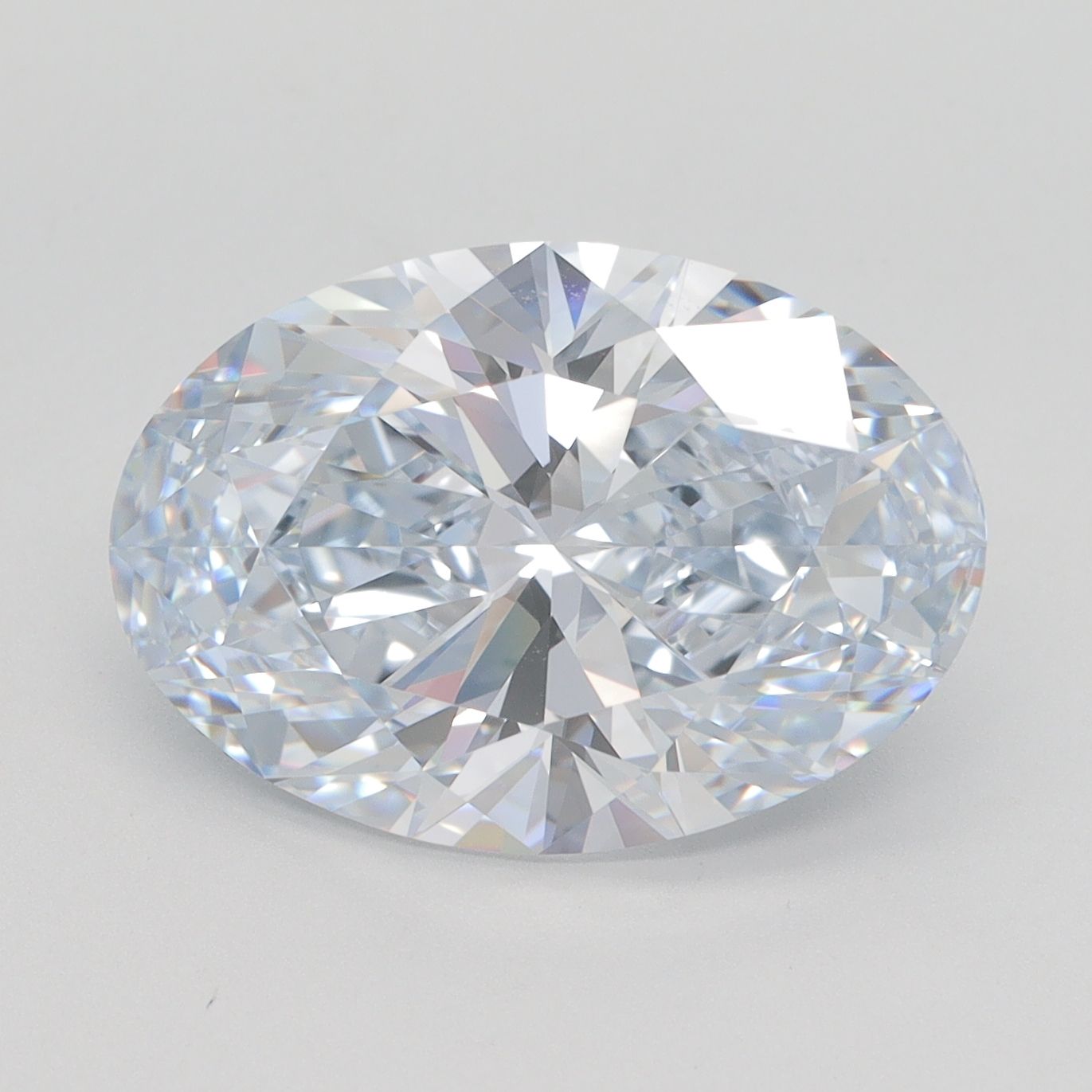 5.76 ct. oval Lab Grown Diamond front image