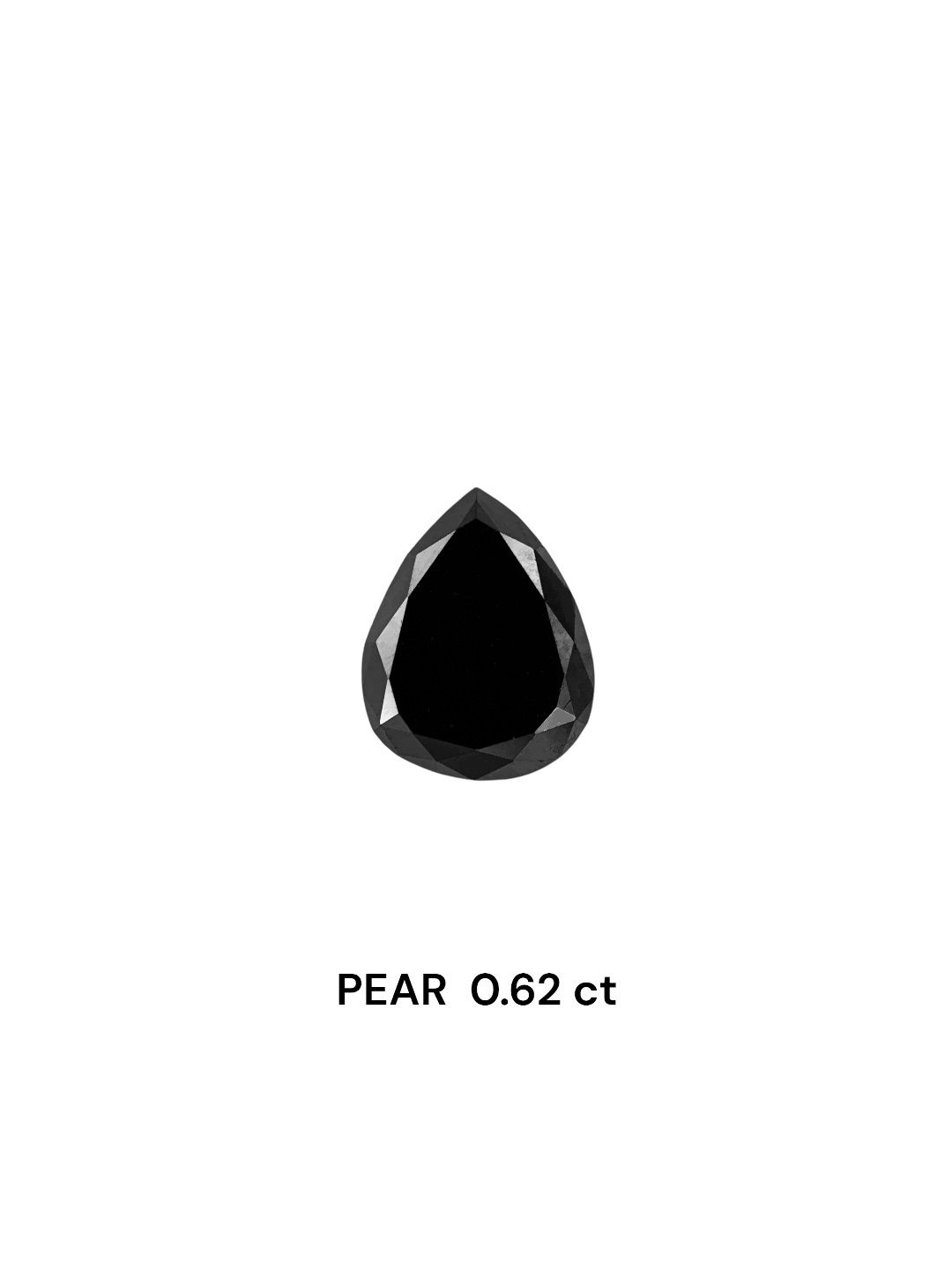 Diament 0.62 ct Fancy Black/VVS2