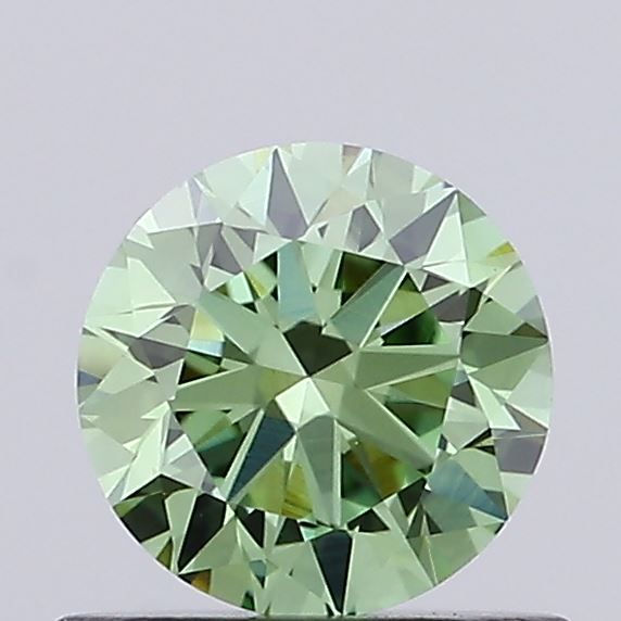 0.61 CT Fancy Vivid Green ROUND