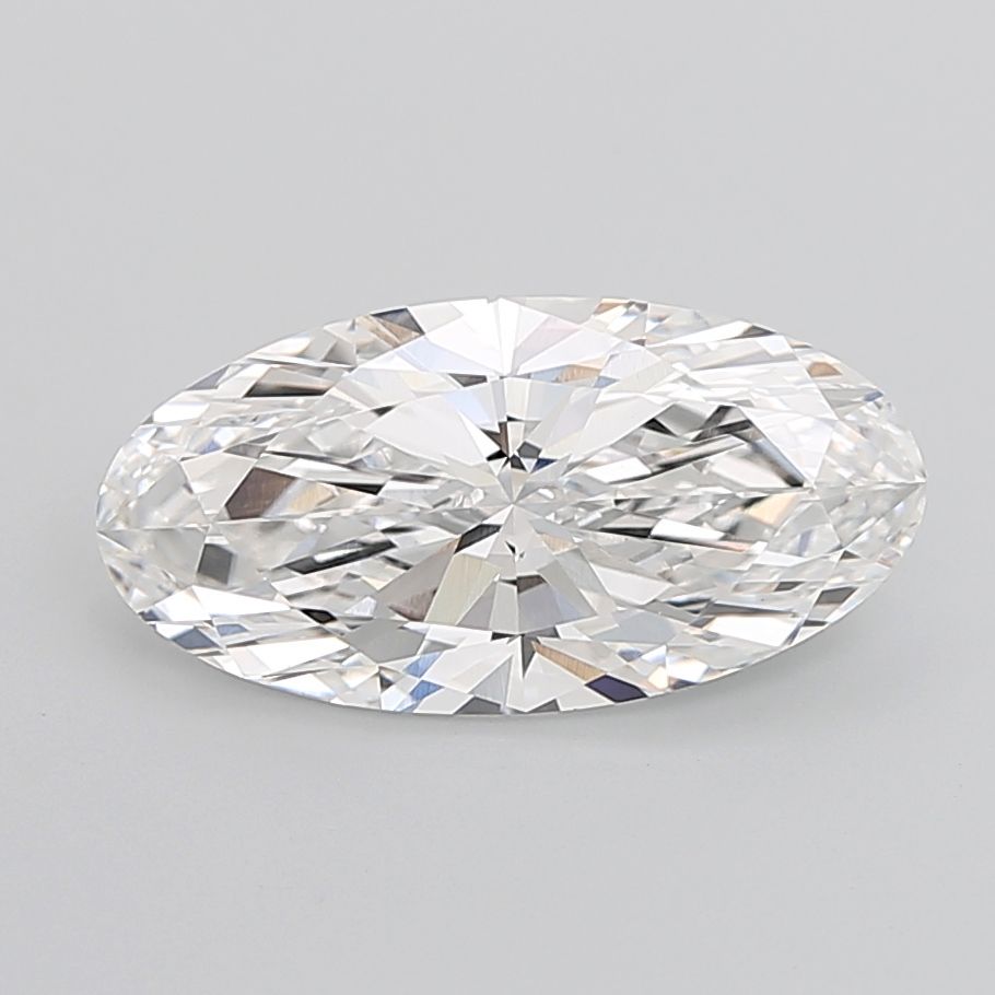 7.03 ct. oval Lab Grown Diamond front image