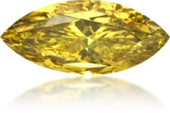 Diament 0.65 ct Fancy Intense Brownish Greenish Yellow/I2