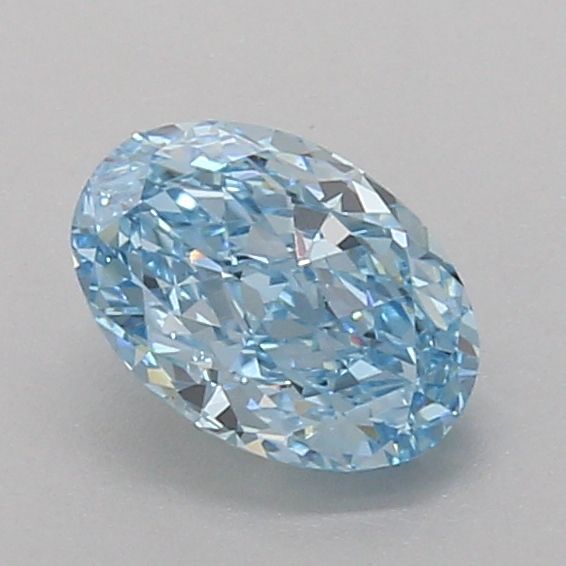1.09 CT Fancy Vivid Blue OVAL
