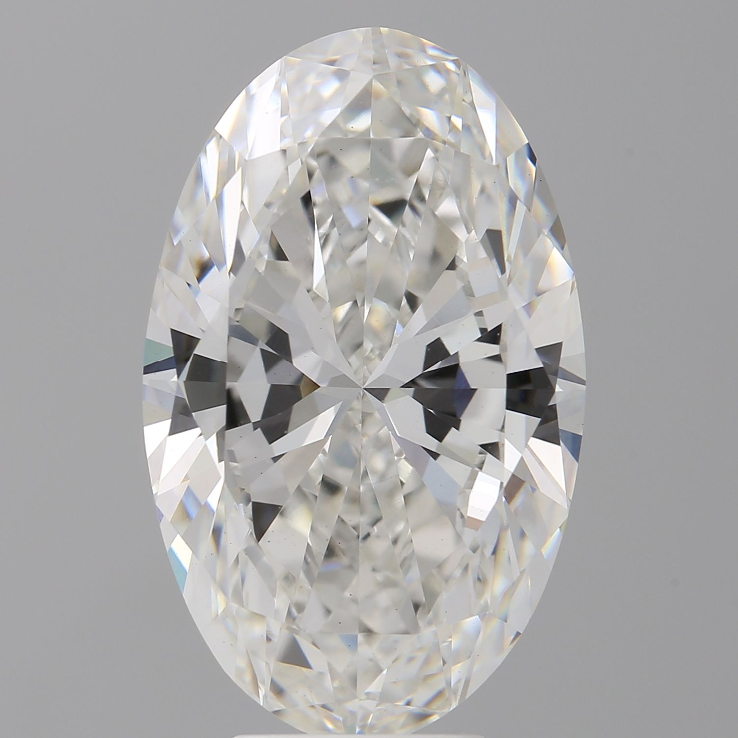 7.08 ct. oval Lab Grown Diamond front image