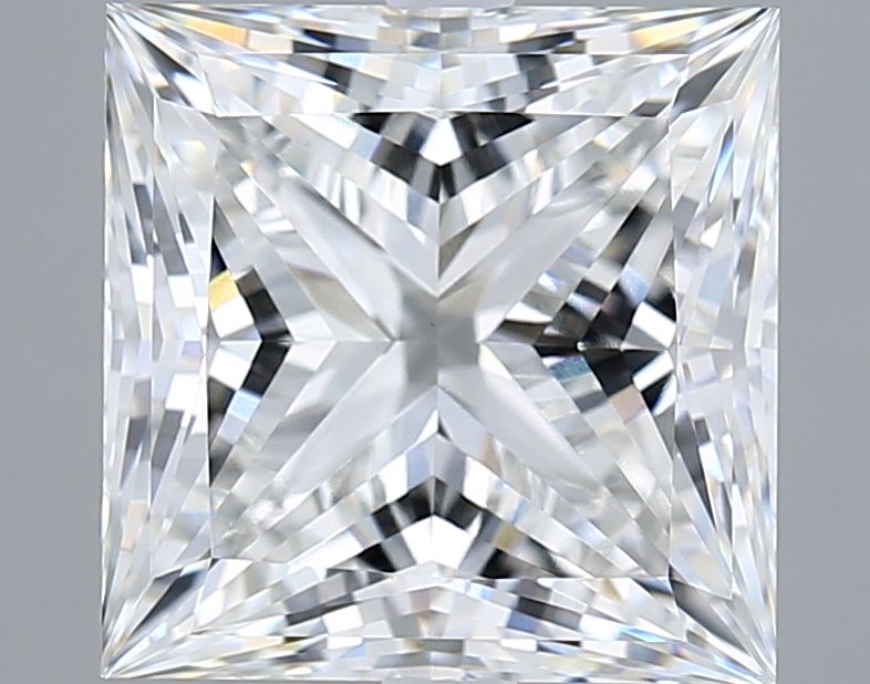 6.04 ct. princess Lab Grown Diamond front image