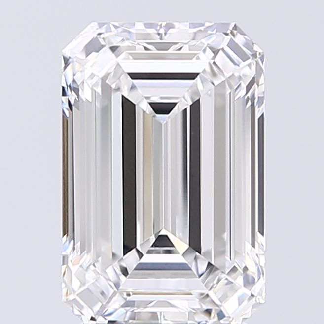 Diamant Émeraude 2.52 ct - Couleur D - Pureté VS1