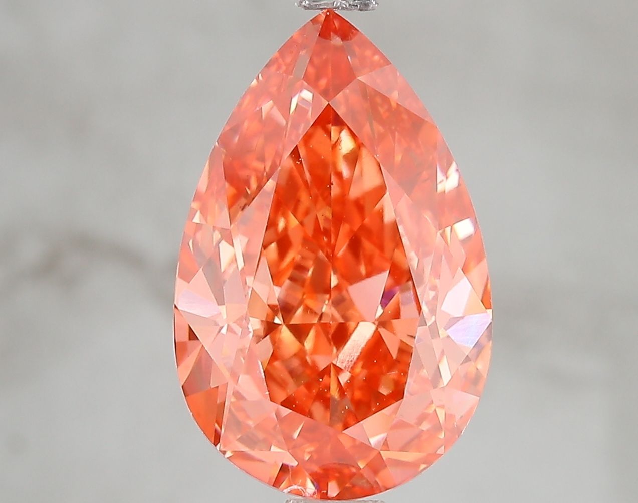 4.96 ct. pear Lab Grown Diamond front image