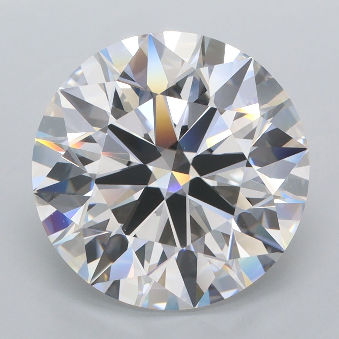 7.07 ct. round Lab Grown Diamond front image