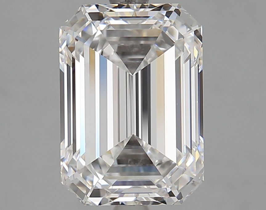 Diamant Émeraude 4.02 ct - Couleur D - Pureté VVS1