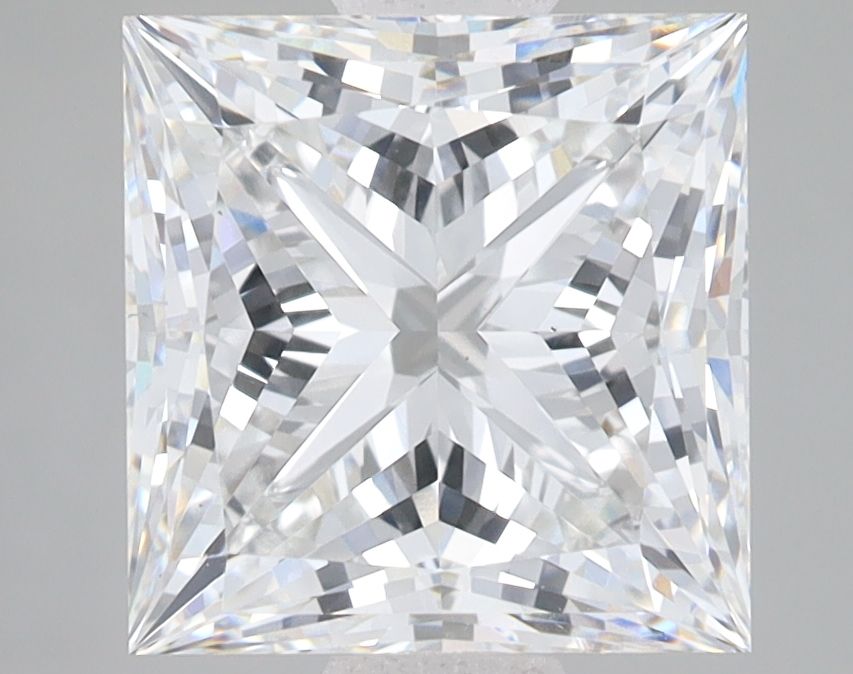 4.09 ct. princess Lab Grown Diamond front image