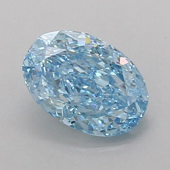 1.07 CT Fancy Vivid Blue OVAL