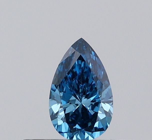 0.24 CT Fancy Vivid Blue PEAR