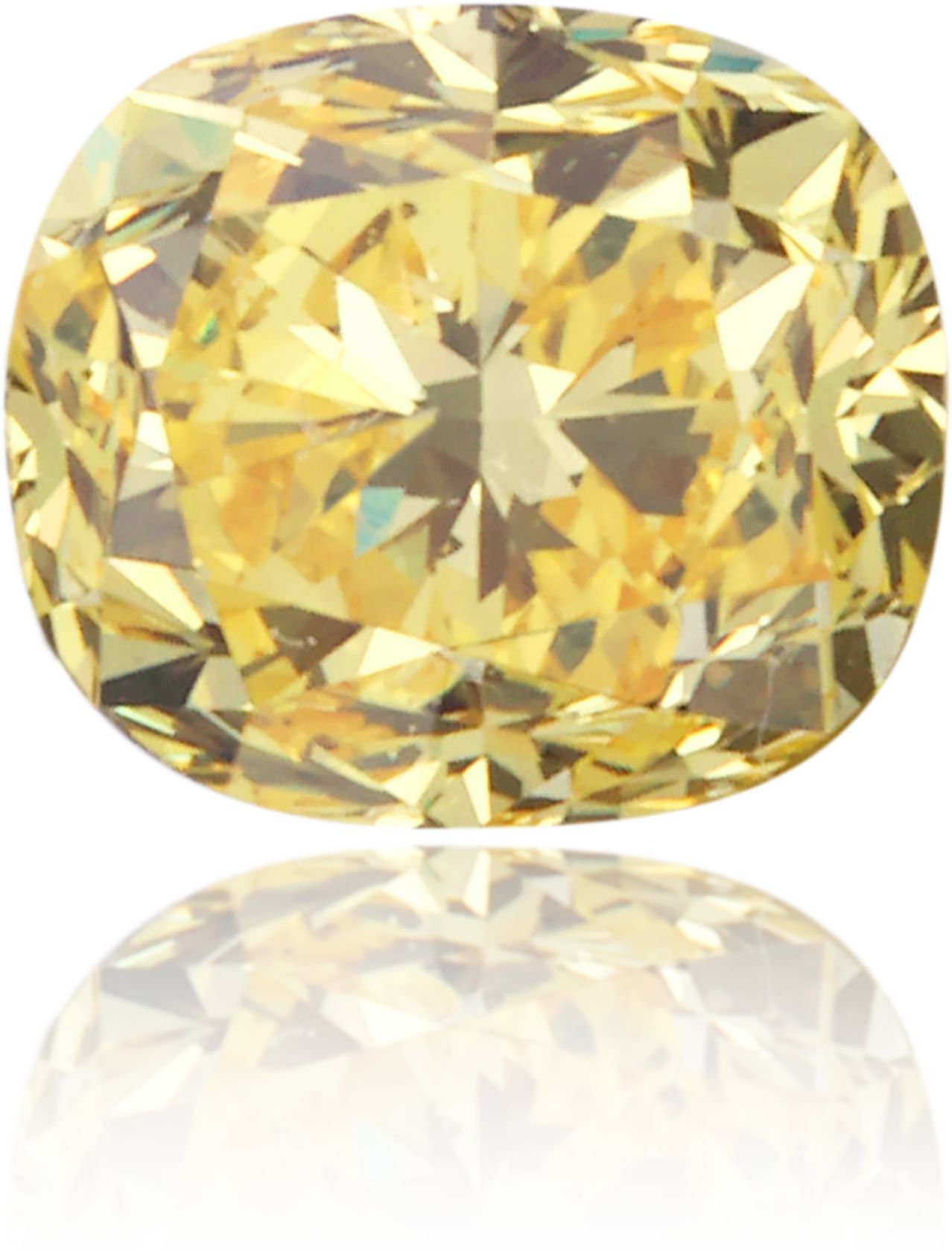Diament 0.76 ct Fancy Vivid Yellow/SI1