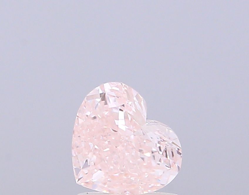 1.01 CT Very Light Pinkish Brown HEART