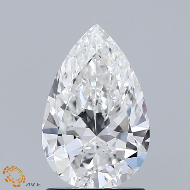 1.23 ct lab-grown Pear Diamond