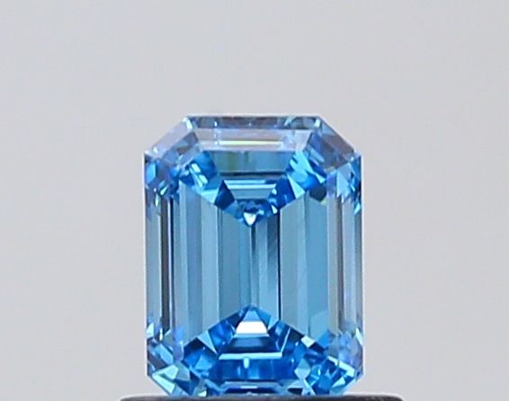 0.81 CT Fancy Vivid Blue EMERALD