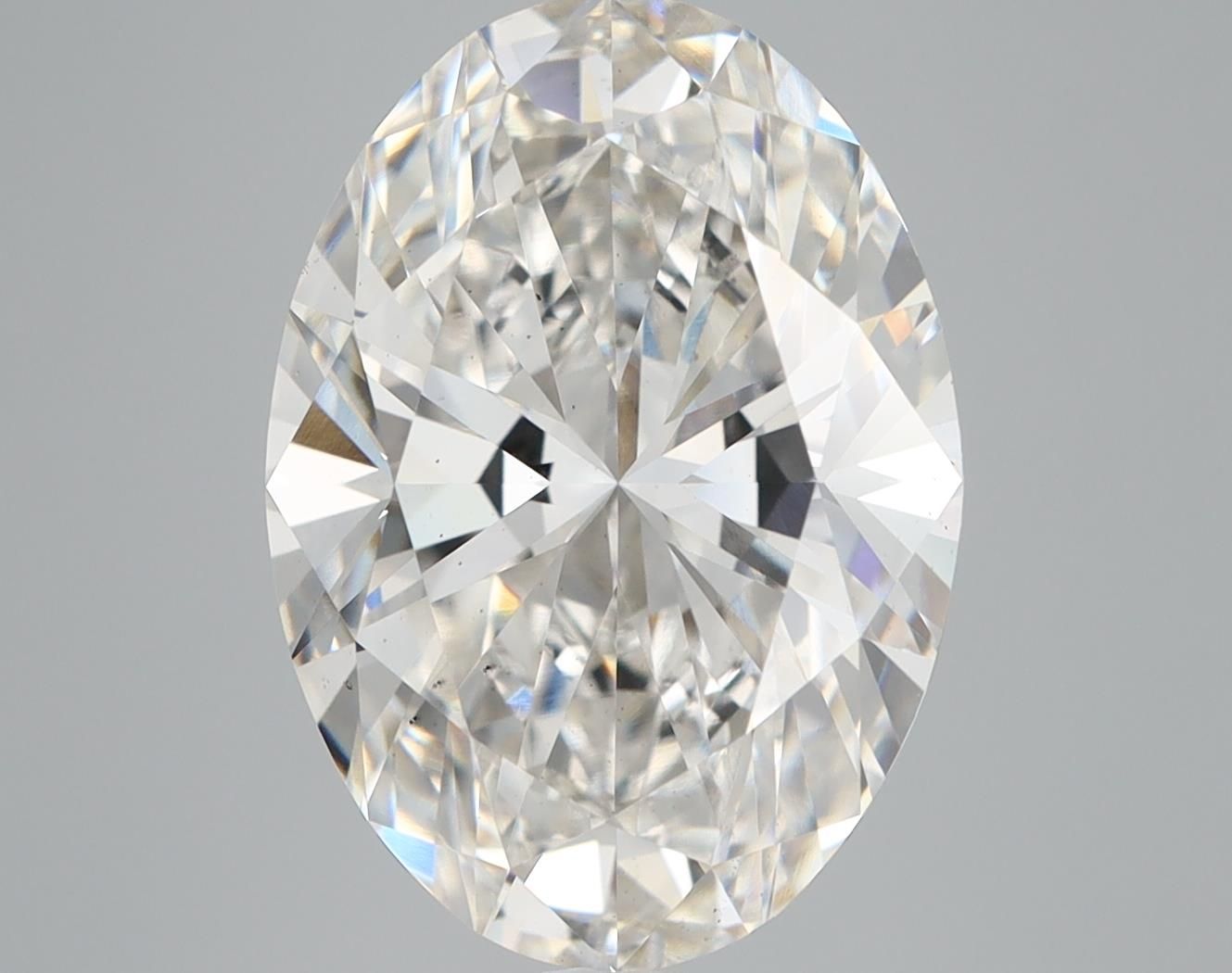 6.04 ct. oval Lab Grown Diamond front image